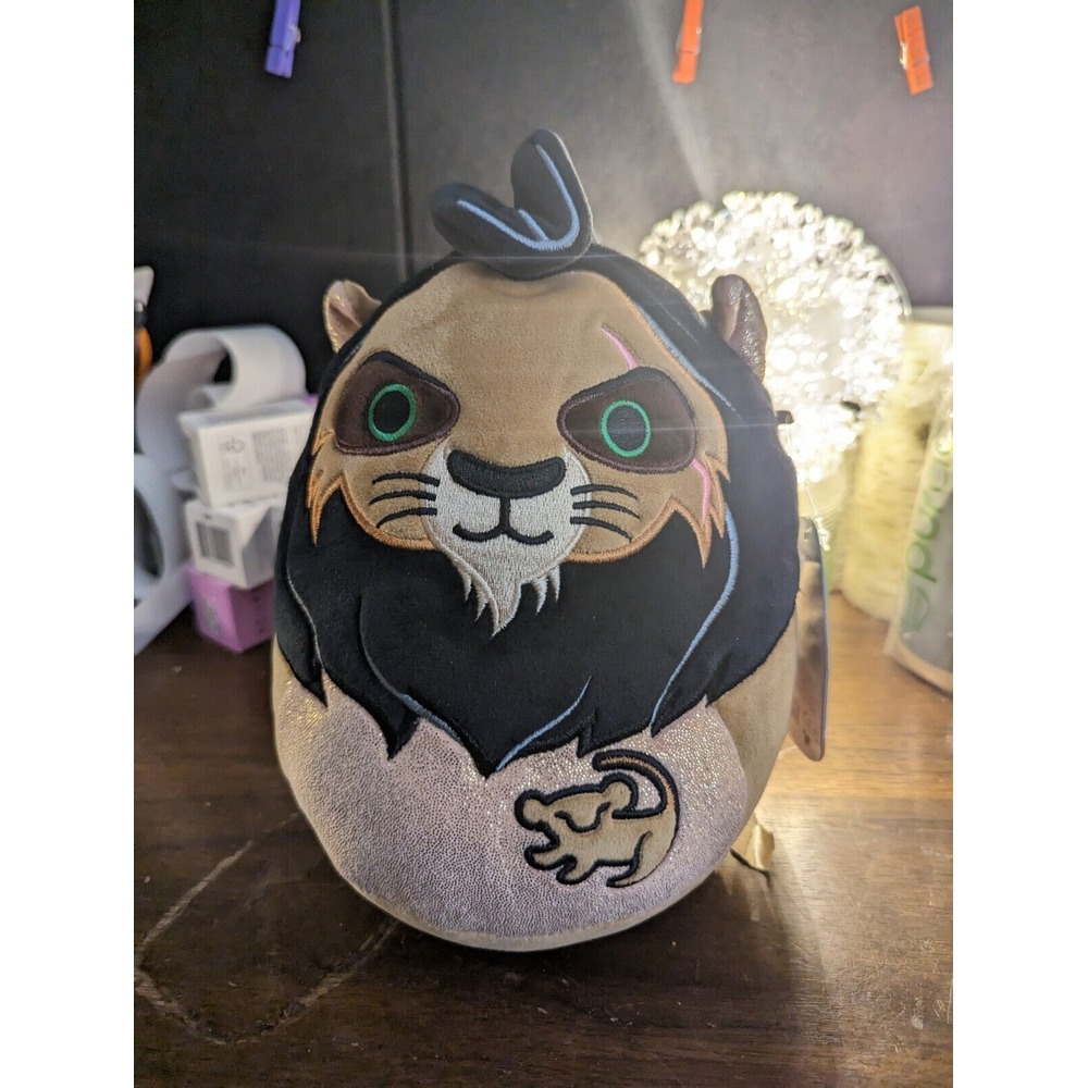 Original Squishmallows SCAR: Disney The Lion King‎ Movie Plush 8" NEW!